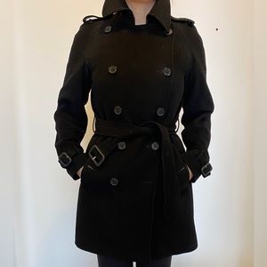 Burberry Wool Coat - Black